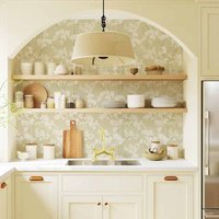 Simple Floral Wallpaper Self-adhesive Waterproof Bedroom Wallpapers Peel and Stick Furniture Cupboard Sticker Home Decoration