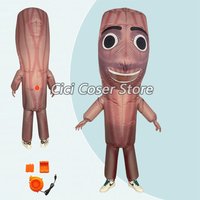 Anime Tung Tung Tung Sahur Cosplay Inflatable Costume Christmas Halloween Carnival Party Dress Up Inflatable Clothing For Men