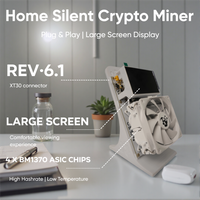 YYSLuping Mini Home Miner 3.5-inch Big Screen High Hashrate Low Noise Crypto ASIC Mining Machine
