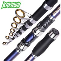 1.8M-2.7M Telescopic Spinning Sea Fishing Rod Reel Ultralight Baitcasting Pole Resistance 3-6kg Pesca Suggest multiple items