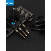 Huanqu Professional-Grade 23g Brass Dart Set, Integrated Design for Precision and Stability, Suitable for Indoor Competition and Training, Bar Darts, Includes Storage Box, Portable Set, Comes with