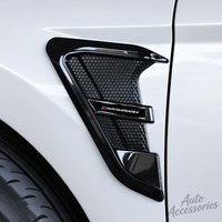 2Pcs Car Shark Gills Sticker Side Fender Vent Modified Hood Air Outlet Sticker For BMW M Performance E90 E60 E46 F10 F30 E39 F20