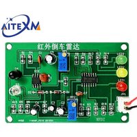 Infrared Reversing Radar DIY Kit Electronic Production Range Sensing Reminder Obstacle Avoidance Sensor Student Training