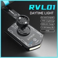 AliExpress NONE CYCLAMI RVL01 Bicycle Headlight Daytime Front Light 5000mAh Bike Safety Visibility Cycling Light for Garmin XOSS IGS Charging