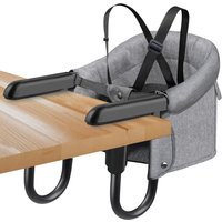 Hook-On Chair Fold-Flat Storage and Tight Fixing Clip on High Chair for Babies Toddlers Portable Booster Seat for Home Dining