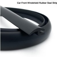1.7meters Car Front Windshield Rubber Seal Strip Windshield Weather Stripping Molding Trim Strips for Most Cars Trucks RV SUVs