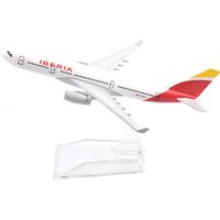 JASON TUTU 1/400 Scale Diecast Metal Iberia Airlines Airbus A330 Aircraft Model 16CM Miniature Authentic Collectible Gift