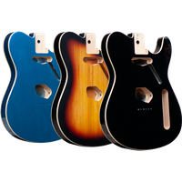 Alder-TL Electric Guitar Body, Metal Blue for Fender Tele, DIY Guitar Parts Replacement Custom