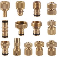 Garden Hose Connectors Joint Straight Quick Connector Plumbing Pipe Fittings Faucet Water Gun Car Wash Quick Coupling Adapters