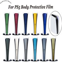 Protective Film For PS5 Disk Edition Carbon Fiber Skin Sticker Decal Cover For PS5 Console Console Center Skin Sticker