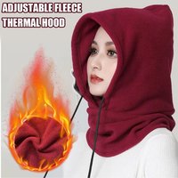 AliExpress Winter Thermal Fleece Hat Hooded Outdoor Windproof Cold Warm Skiing Sport Men Women Neck Warmer Cycling Face Mask Masked Caps