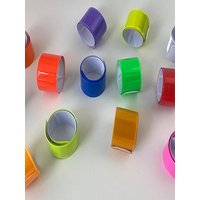 AliExpress NONE Reflective Strips PVC Snap Bracelet for Night Running Cycling Safety Wristband with Bright Reflective Material