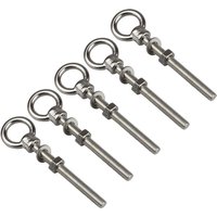JIS1169 Long Shoulder Lifting Eye Bolt With Nut Ring Loop Hole 316 Stainless Steel M6 M8 M10 M12