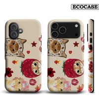 Strawberry-Themed Cat Collage IPhone17 Must-Haves Phone Case for IPhone 17 16 15 14 13 12 Pro Max Plus Double-layer Back Cover