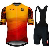 Ensemble de maillot de vélo à manches courtes pour hommes, haut trempé, cuissard astronomique, vêtements de cyclisme, été, KBankruptcy A, 2021