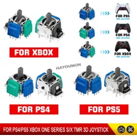 2/10pcs K-Silver TMR Electromagnetic Joystick Gamepad Repair Replacement Anti-Drift for PS5 PS4 Xbox Series Controller