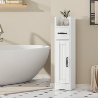 Bathroom Storage Cabinet, Freestanding Display Unit, Ultra-Thin Organizing Furniture, Suitable for Living Room Entryways, Can Ho