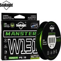 SeaKnight Brand W131 Ultra-Smooth 13 Strands 150M Braided Fishing Line upgrade Seawater-proof F+ 2-layer coating Fishing Lines