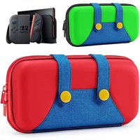 Switch Storage Switch Box Portable Mario Game Stand Carrying Case Waterproof and Scratch Resistant Game Accessory Storage Box