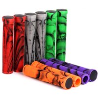 Bike Length Rubber Grips MTB Folding Bike MultiColor Anti-Slip Bicycle Grips 22.2mm ShcokProof Handlebar Bar With Plug Cycling