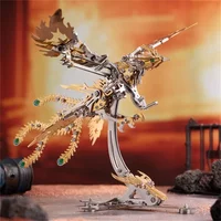 DIY Mechanical Phoenix Metal Model kit Assembly Toy for Children 3D Puzzle Jigsaw for Adults Kids Gift