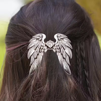 1pc Viking Angel Wing Hairpin compatible women's ancient Norwegian clothing accessory and angel wing hair accessory