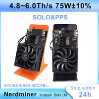 2026 ASIC Bitcoin Miner BTCnerdqaxe++4.8-6TH/s BM1370 Chip BTC Crypto Miner with Power Supply