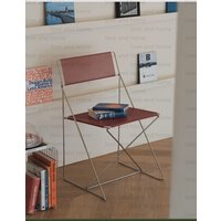 Nordic Stackable Dining Chair Chromed Stainless Steel Steelwire Wire Mesh Panel Minimalism Style Robust Construction Denmark