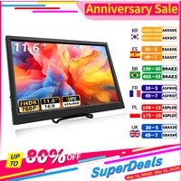 11.6 Cal przenośny Monitor Laptop kompatybilny z HDMI drugi ekran rozszerzony wyświetlacz do gier dla przełącznika/PS4/Xbox/Raspberry Pi