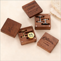 Personalized Engraved Cufflinks Stainless Steel Initial & Date Monogram Cuff Links for Men Business Formal Wear Wedding Annivers