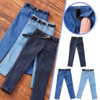 Doll Clothes 1/6 Scale Jeans 12" Scale Pants Doll Pants Man Toy Decor