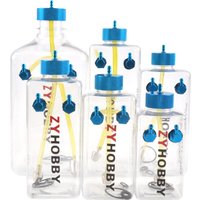 1PC 300/400/500/600/750/1000/1600CC Transparent Plastic Fuel Tank Oil Box For RC Gasoline Airplane Model