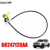 68247126AA Hood Release Cable Replacement For 2015-2018 Jeep Renegade Altitude Latitude 1.4L 2.4L Car Electronics Accessories
