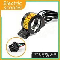 Electric Bike 130X Thumb Throttle 24V 36V 48V 60V 72V 3pin Waterproof Connector Ebikes Right/Left Hand Finger Throttle Accessory
