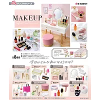 Original Japan Re-ment Cute Anime Figure Make Up Room Dressing Table Kawaii Miniature Figurine Candy Toys Doll Decor