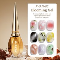 12g Transparent Blooming Gel Clear Blossom Gradient Nail Polish UV LED Cured Soak Off Semi-Permanent Varnish Nail Art Gel RSNAIL