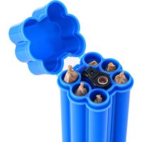 Six-hole lighter and cigarette storage tube, cone-shaped cigarette storage box smoking accessories