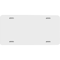 Blank License Plates DIY for Car Heat Transfer Automotive Sublimation Vehicle White Metal License Plate Car Blank License Plates
