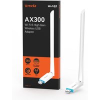 Tenda AX300 WiFi 6 U2 Entry Level Only 2.4GHz Wi-Fi Dongle High Gain Antenna AP Mode Easy Setup USB 2.0 Adapter for PC Desktop