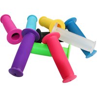 2x MTB Bike Handle Grips Sleeve Rubber Bike Grips Anti-slip Waterproof Tricycle Scooter Handlebar For Kids Cycling Handle Bars
