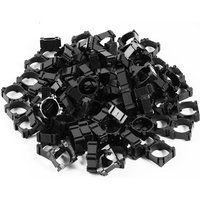 100PCS 18650 Lithium Battery Cell Holder, Plastic Battery Storage Box Cell Spacer Bracket Stand, Cylindrical Cell Battery Holde