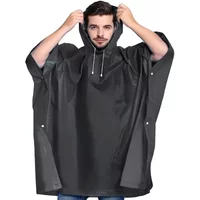 Outdoor Rain Jacket Hiking Portable Peva Cycling Mountaineering Raincoat Cape Mackintosh Put in The Backpack Easy Carry