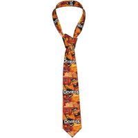 Mens Tie Doritos Tortilla Chips Puffed Food Neck Ties Casual Collar Tie Printed Business Great Quality Necktie Accessories