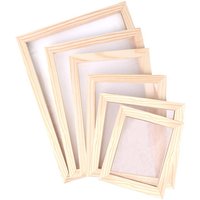 Paper Making Frame Screen DIY Wood Paper Making Papermaking Mould Crafts Handcraft Paper Recycling Tool Wooden Multi-size