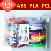 Brilliant Color Filament For 3d Pen Diameter 1.75mm ABS / PLA/ PCL Filament, No Smell Safety Plastic 3d Print Pen Filament
