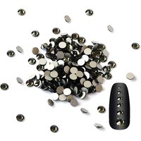 Black Diamond SS3 SS4 SS5 SS6 SS10 SS20 SS30 to DIY Nail Art Rhinestones Glitter Crystals Jewelry Non HotFix Garment strass