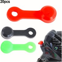 20pc Bicycle Hydraulic Brake Bleed Nipple Cap Bleeder Screw Cap For Shimano Oil Disc Exhaust Screw Rubber Dustproof Bike Cap