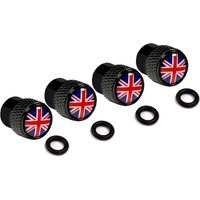 AliExpress 4Pcs/set UK Car Metal Badge Wheel Tires Valve Caps Tyre Dust Cover Universal For mini Car Bicycle Truck Motorcycle Accessories