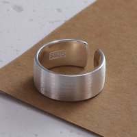 VENTFILLE 925 Sterling Silve Thick Wide Ring for Women Gift Hollow Design Retro Hip Hop Versatile Jewelry Party Gift Dropship