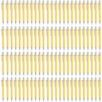 100Pcs Bamboo Pen Bamboo Wood Ballpoint Pen 1.0mm Bullet Tip Business Signature Ball Pen Office School Wrting Stationery